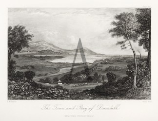 The Town and Bay of Dundalk Ireland