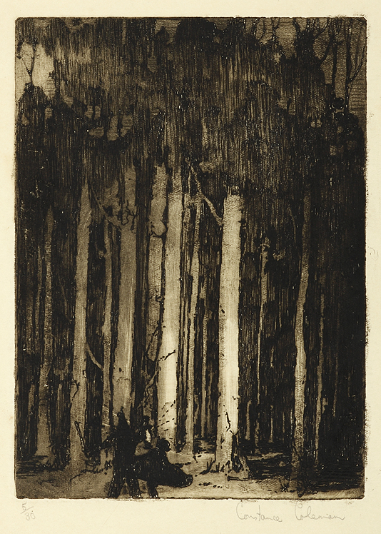 Forest - Vintage Print from 1944