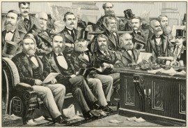 The Reform Bill Debate in the Victorian Assembly: The Premier Addressing The House.