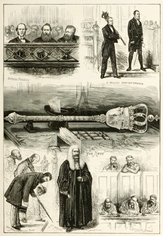 Sketches in the Legislative Assembly. PROFESSIONS & TRADES