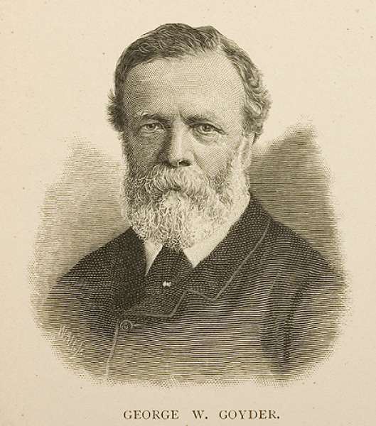 George W. Goyder - Antique Print from 1886