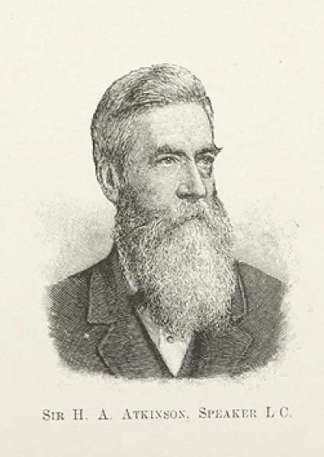Sir H.A.Atkinson, Speaker L.C. non-Australia Portraits