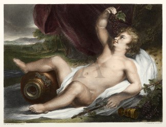 The Infant Bacchus Fruits, Herbs, Medicinal, Spices, Vegetables