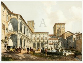 Cortile Del Palazzo Di Venezia Colla Chiesa di San Marco Italy Cortile Del Palazzo Di Venezia Colla Chiesa di San Marco