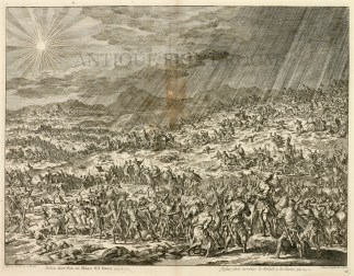 Jofua doet Son en Maan ftil ftaan RELIGIOUS