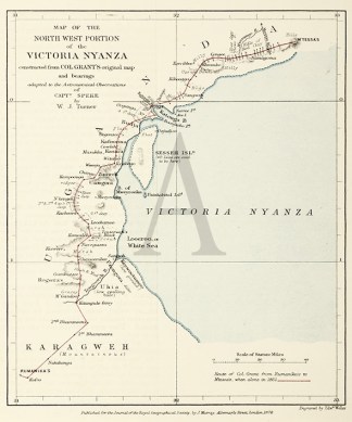 Map of the North West Portion of the Vic… AFRICA