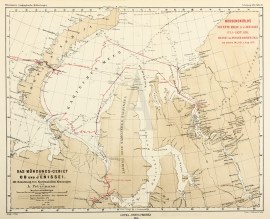 Das Mundungs-cebiet des Ob und Jenissei. Mit Benutzung von Nordenskiolds Messungen von A. Petermann.