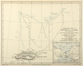 Preliminary Map of Wrangell Island from a Survey by Capt. Berry, U.S.N. in the steamer "Rodgers" to illustrate the paper by C.R. Markham, C.B., Secretary R.G.S.