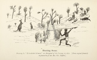 Hunting Scene. First Nations History