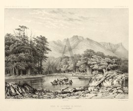 Fond de la riviere de Gennes Detroit de Magellans.