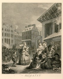 Four times of the day. (Set of 4)