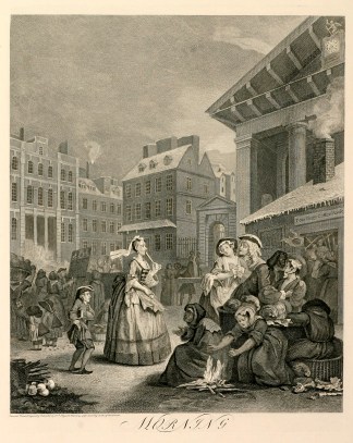 Four times of the day. (Set of 4) Hogarth