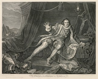 Garrick in the Character of Richard III, Actors