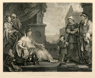 And the child grew and she brought him u… Hogarth