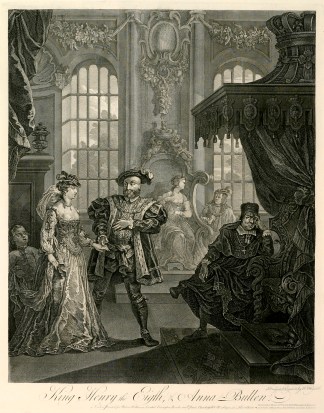 King Henry the Eighth, & Anna Bullen Hogarth