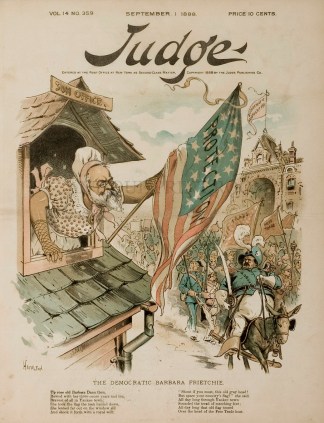 The Democratic Barbara Frietchie Comical