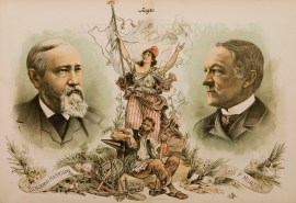 Benjamin Harrison Levi P.Morton SATIRICAL & COMICAL Benjamin Harrison Levi P.Morton