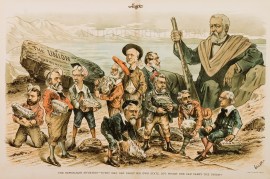 The Republican Situation- Every Man can Carry his own State, but which one can carry the Union SATIRICAL & COMICAL The Republican Situation- Every Man can Carry his own State, but which one can carry the Union