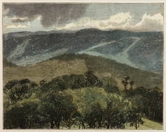 Country Scene from Government House and … AUSTRALIA