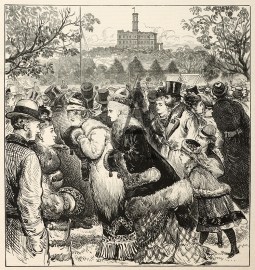 At The Football Match. SPORTS