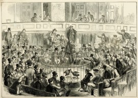 Cock-Fighting in Spain a Sunday Amusement at Madrid