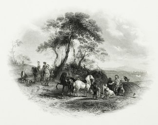 The Hawking Party at Rest Falconry