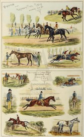 Sketches at the Alexander Park Races. Wedensday June 2nd. Sketches at the Horse Show Agricultural Hall Consolation Prizes for Leaping.