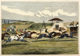 The Finish for the City and Suburban. Equestrian