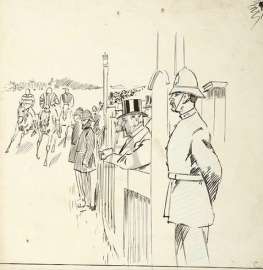 “The Finish”. Equestrian