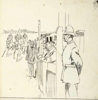 “The Finish”. Equestrian