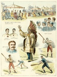 The Canadian Game of La Crosse, Played at Hurlingham.