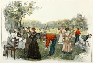 Lawn-Tennis in Homburg. Tennis