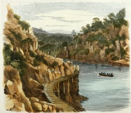 View on the South Esk, Launceston, Tasmania.