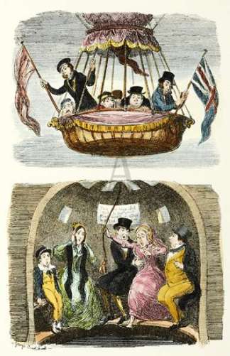 The Ups and Downs of Life. Comical