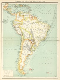 Commercial Chart of South America.