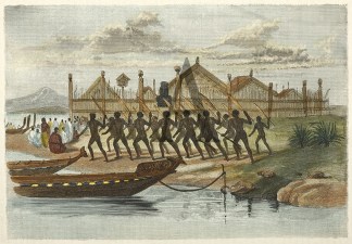 A Maori War Dance. NEW ZEALAND