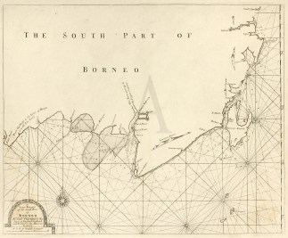 A Large Draught of the South Part of Bor… Southeast Asia
