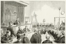 Prosecution of Nationalist M.P's at Dublin for Participation in the