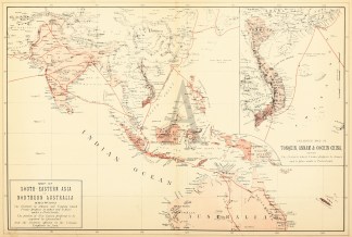 Map of South-Eastern Asia and Northern A… China