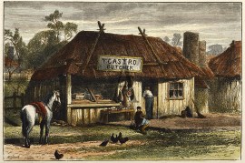 The Shop of Castro the Butcher at Wagga Wagga.