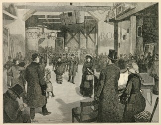 Rehersing for the Pantomime at Dury-Lane… Actors