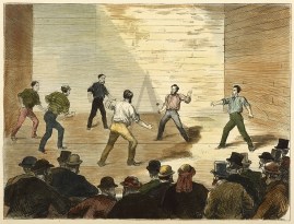 Intercolonial Handball Match at Sydney.