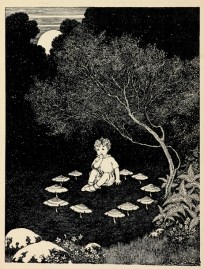 They Saw Little Kay Sitting on the Moss in a Mushroom Ring