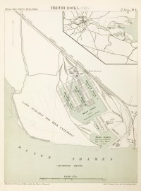 Tilbury Docks.(1885) TOWN PLANS Tilbury Docks.(1885)