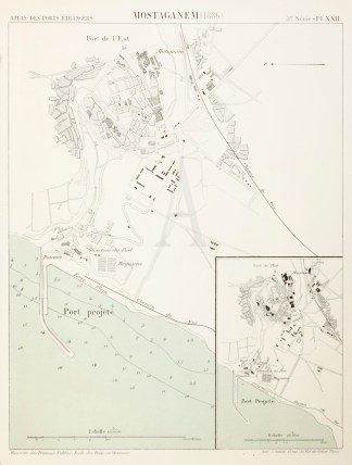 Mostaganem(1886) Town Plans