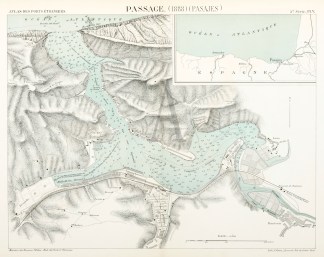 Passage.(1888)(Pasajes) Town Plans
