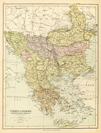 Turkey in Europe, Greece, Roumania, Serv… Balkans & Greece