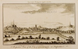 A Perspective View of the City of Litchfield, in Staffordshire