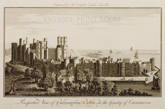 Perspective View of Caernarvon-Castle, i… England