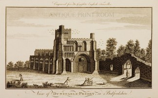 View of Dunstable Priory in Bedfordshire England